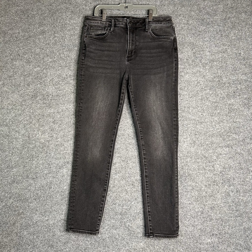 Driftwood Jackie High‎ Rise Jeans Women Size 30 Skinny Tapered Black